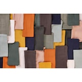 thumbnail of Serviette de table - 6 pièces - Lin et coton vert sapin