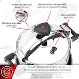 thumbnail of Magefesa Alustar - Olla Express Profesional de 22 Litros, Fabricada en Aluminio, Apta para Gas, Vitrocerámica y Eléctrica, 3 Sistemas de Seguridad