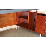 thumbnail of Schreibtisch 'Paris' linksseitig aus Kirschholz Chefschreibtisch Kirschbaum Echtholzfurnier