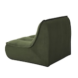 thumbnail of Fauteuil pour canapé modulable en velours 90 x 80 x 70 cm vert