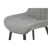 thumbnail of METRO PROFESSIONAL Chaise de restaurant Carla, acier/plastique, gris, lot de 2