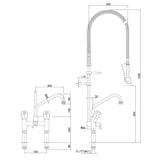 thumbnail of Douchemengkraan met rasterstang 40 liter per minuut