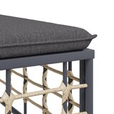 thumbnail of vidaXL 3-tlg. Garten-Lounge-Set mit Kissen Anthrazit Poly Rattan