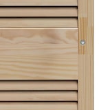 thumbnail of vidaXL Kastdeur Naturel 140.5x2x59.5 cm Massief grenenhout