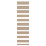 thumbnail of vidaXL Doppelrollo Sandbraun 40x150 cm Stoffbreite 35,9 cm Polyester