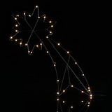 thumbnail of Casaria Sternschnuppe Metall LED Weihnachten 3D-Effekt 60x26cm warmweiß Weihnachtsdeko Weihnachtsfigur