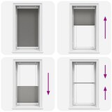 thumbnail of vidaXL Plissé rolgordijn 70x150 cm stofbreedte 69,4 cm antraciet