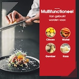 thumbnail of HGMD Handrasp lang - Rasp - Citroenrasp - Kaasrasp - Gemberrasp - Knoflookrasp - Smalle lange rasp - RVS rasp - inclusief borstel