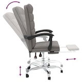 thumbnail of vidaXL Bürostuhl mit Liegefunktion Taupe Stoff