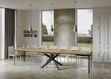 thumbnail of Ausziehbarer Tisch 90x120/380 cm Gestell Volantis Evolution Eiche Natur Anthrazit
