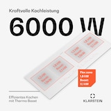 thumbnail of Masterzone 90 Slim Flex Induktionskochfeld Einbau 4 Kochzonen 2 Flex-Zonen ThermoBoost Smart Flex Technology max. 7200 Watt Weiß