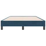 thumbnail of vidaXL Boxspringbett ohne Matratze Dunkelblau 120x220 cm Samt