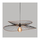 thumbnail of Luminaire Grande Suspension en Métal Noir D 69,5 cm