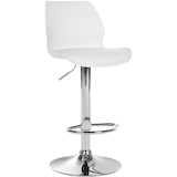 thumbnail of Banco de bar Gilbert branco/plástico