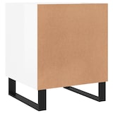 thumbnail of Table de chevet blanc brillant 40x40x50 cm bois d’ingénierie – Modèle Étoile