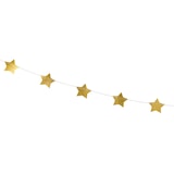 thumbnail of Girlande Sterne 3,6m Gold