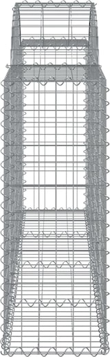 thumbnail of vidaXL Gabione mit Hochbogen 200x30x80/100 cm Verzinktes Eisen