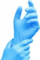 thumbnail of Gedikum | Nitrilhandschuhe | Einweghandschuhe | Einmalhandschuhe | 5 x 100er Packung | Blau | Größe M