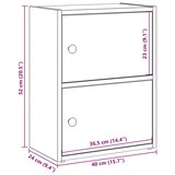 thumbnail of vidaXL Bücherregal Altholz-Optik 40x24x52 cm Holzwerkstoff