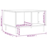 thumbnail of vidaXL Couchtisch Braun Eichen-Optik 60x50x36,5 cm Holzwerkstoff