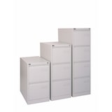 thumbnail of BISLEY Light Hängeregistraturschrank mit Schloss aus Metall in verkehrsweiß, 4 Schubladen, einbahnig - Hängeregisterschrank abschließbar,