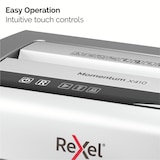 thumbnail of Destructora Rexel Momentum X410, negro/plata