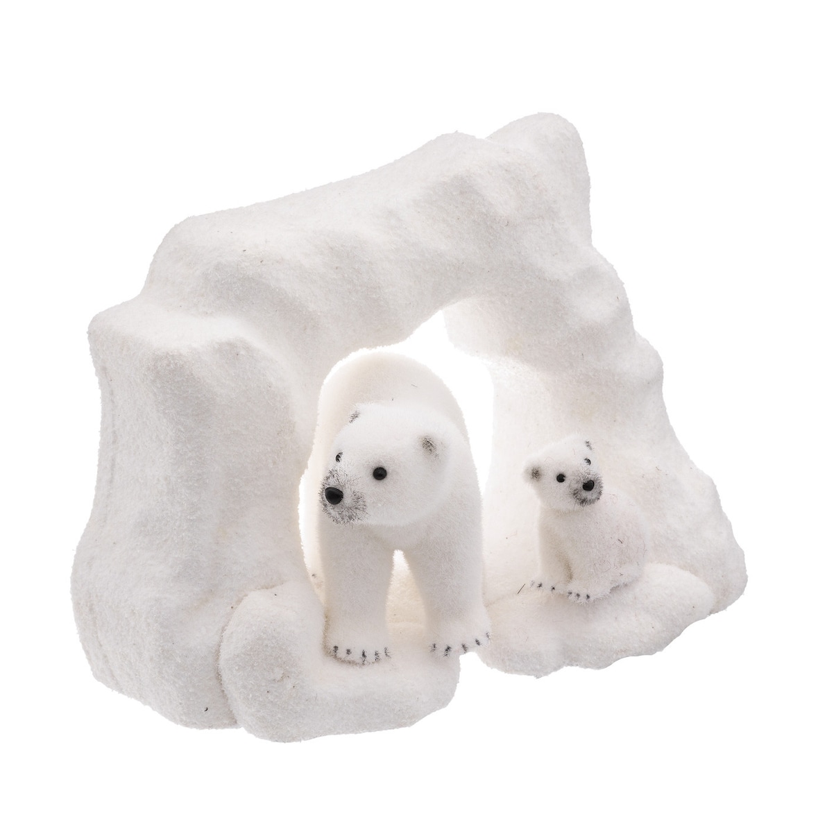 Déco de Noël Arche Banquise Ours & Ourson 30 x 40  cm