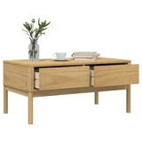 thumbnail of vidaXL Couchtisch FLORO Wachsbraun 99x55,5x45 cm Massivholz Kiefer