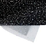 thumbnail of 150cm Tüllstoff 3m Glitzerpunkten Deko Tütüs Kostüme Feintüll Dekotüll Schwarz
