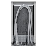 thumbnail of Exquisit Geschirrspüler schmal | 9 Maßgedecke, Energieklasse D, 49 dB | Startzeitvorwahl, höhenverstellbarer Oberkorb, Aquastop | GSP9109-451D silber