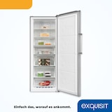 thumbnail of Exquisit Gefrierschrank GS380-NF-H-050E inoxlook | 380 l Nutzinhalt | Edelstahloptik
