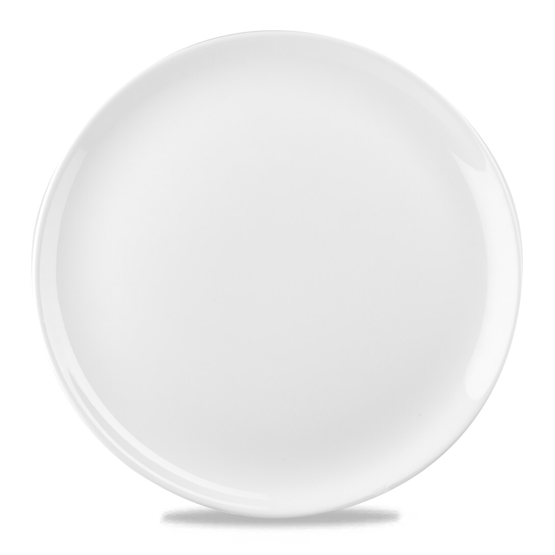 Churchill Evolve Pizzateller Coup 32,2 cm, 6 Stück, Weiß, Rund