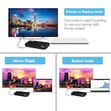 thumbnail of Docking Station Usb 3.0 / Type C Per Notebook Computer Doppia Uscita Video Lan