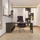 thumbnail of Directiestoel COMMANDER kunstleder bruin hjh OFFICE