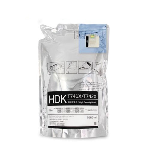 Tinta de sublimação compatível Epson T741X preto alta densidade (c13t741x00)