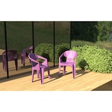 thumbnail of garbar DELTA Set 4 Silla Con Brazos Interior, Exterior Naranja