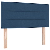 thumbnail of vidaXL Boxspringbett mit Matratze mit Kopfteil Blau 120 x 200 cm Stoff