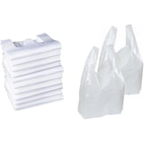thumbnail of 1000 Stück Hemdchentragetaschen Weiß 30x18x55 cm | HDPE 2 |Einkaufstüten Plastik