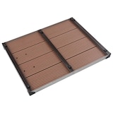 thumbnail of Helloshop26 - Receveur de douche extérieur WPC Inox 80x62 cm marron 02_0001980