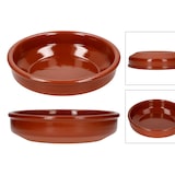 thumbnail of 6er Set Airfryer Tonschalen rund Ø20cm 700ml Cazuela Tapas Fingerfood Antipasti