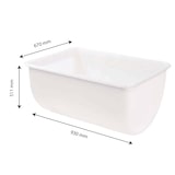 thumbnail of GILAC Bac grand volume semi-cylindrique - 220 L - Blanc G145321