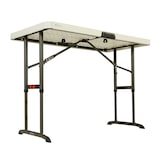 thumbnail of Mesa dobrável ajustável em altura Lifetime 122x61x61-86 cm