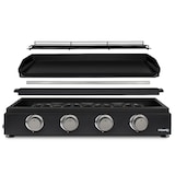 thumbnail of H.Koenig PLX1042 - Plancha 4 brûleurs U noire fonte émaillée