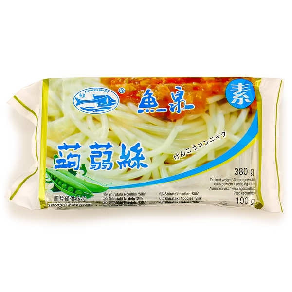 Spaghetti de Konjac (shirataki) Paquet 380g (190g égoutté) Fish Well