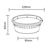 thumbnail of MONOUSO - PP-Schalen met Deckel Transparent “Deli Range” 250ml Ø12cm (240 Stück)