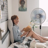 thumbnail of Ventilador de Pie Silencioso Blanco 25W | UNIVERSALBLUE