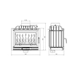 thumbnail of Houtkachelinzet - W13A (11,5 KW) ECO