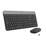 thumbnail of - Ensemble Clavier + Souris sans Fil et silencieux MK470 Ultra-fin - Disposition Compacte et Plate - Récepteur USB 2,4 Logitech
