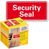 thumbnail of Sicherheitssiegel Security Seal 38x20 mm rot VE=6x200 Stück