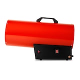 thumbnail of EBERTH Calefactor de gas directo 50kW, generador de aire caliente, capacidad 872m³/h con manguera flexible, reductor de presión